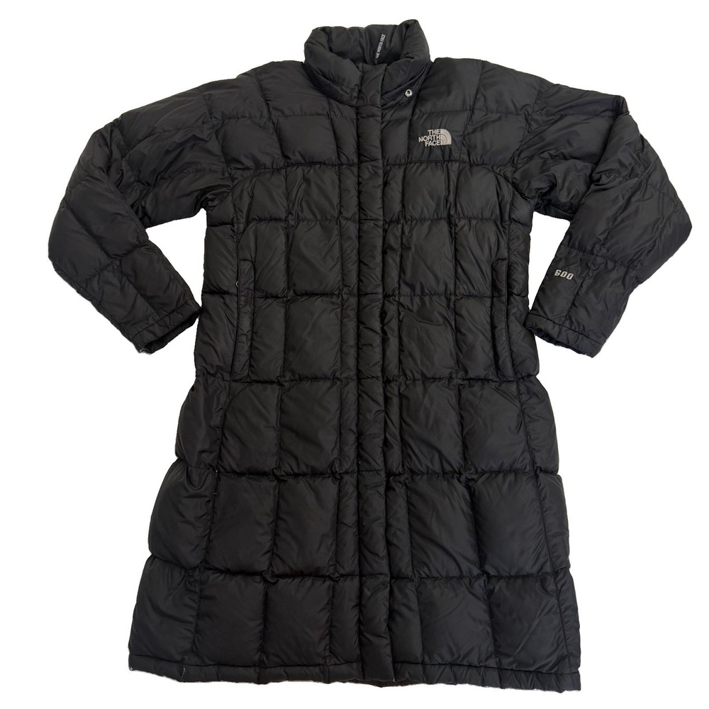 The North Face Metropolis Parka Womens Large Black 600 Fill Down Long Puffer